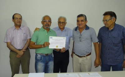 Antonio dos Reis, primeiro lugar na eleio para Servidor Padro. Diploma Ouro.